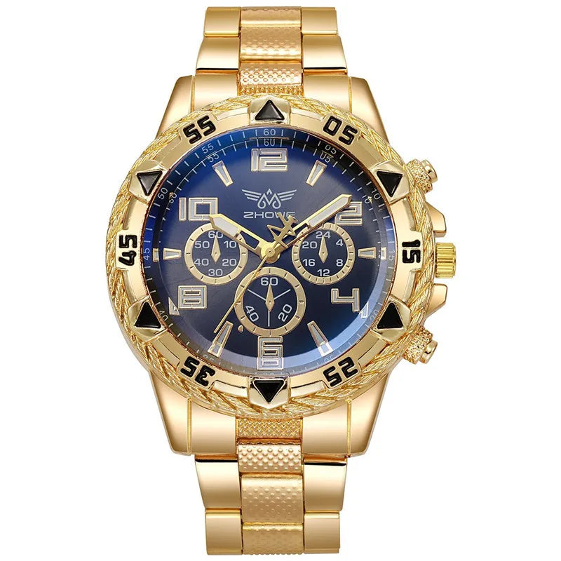 "Men's Luxury Steel Watch – Fashion, Business, High-Quality Brand"