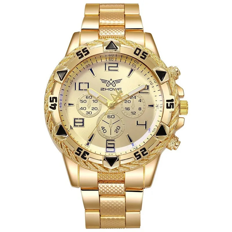 "Men's Luxury Steel Watch – Fashion, Business, High-Quality Brand"
