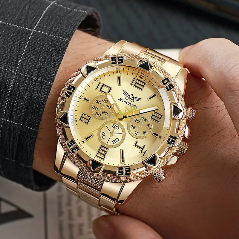 "Men's Luxury Steel Watch – Fashion, Business, High-Quality Brand"